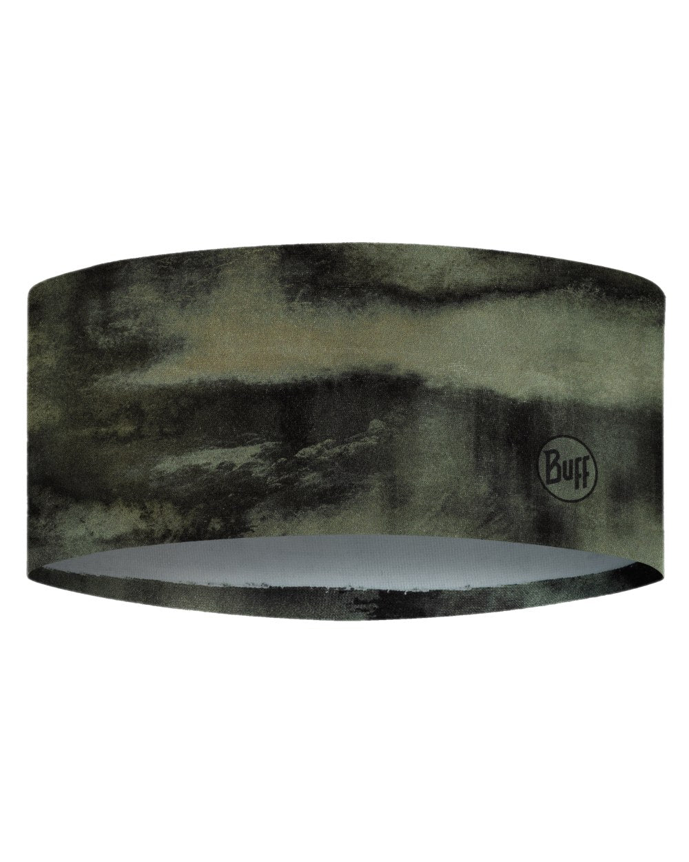 Fust Camouflage Coloured Buff Thermonet Headband on white background 