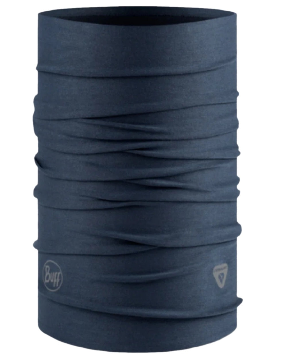 Ensign Blue Coloured Buff Thermonet Neckwear on white background 
