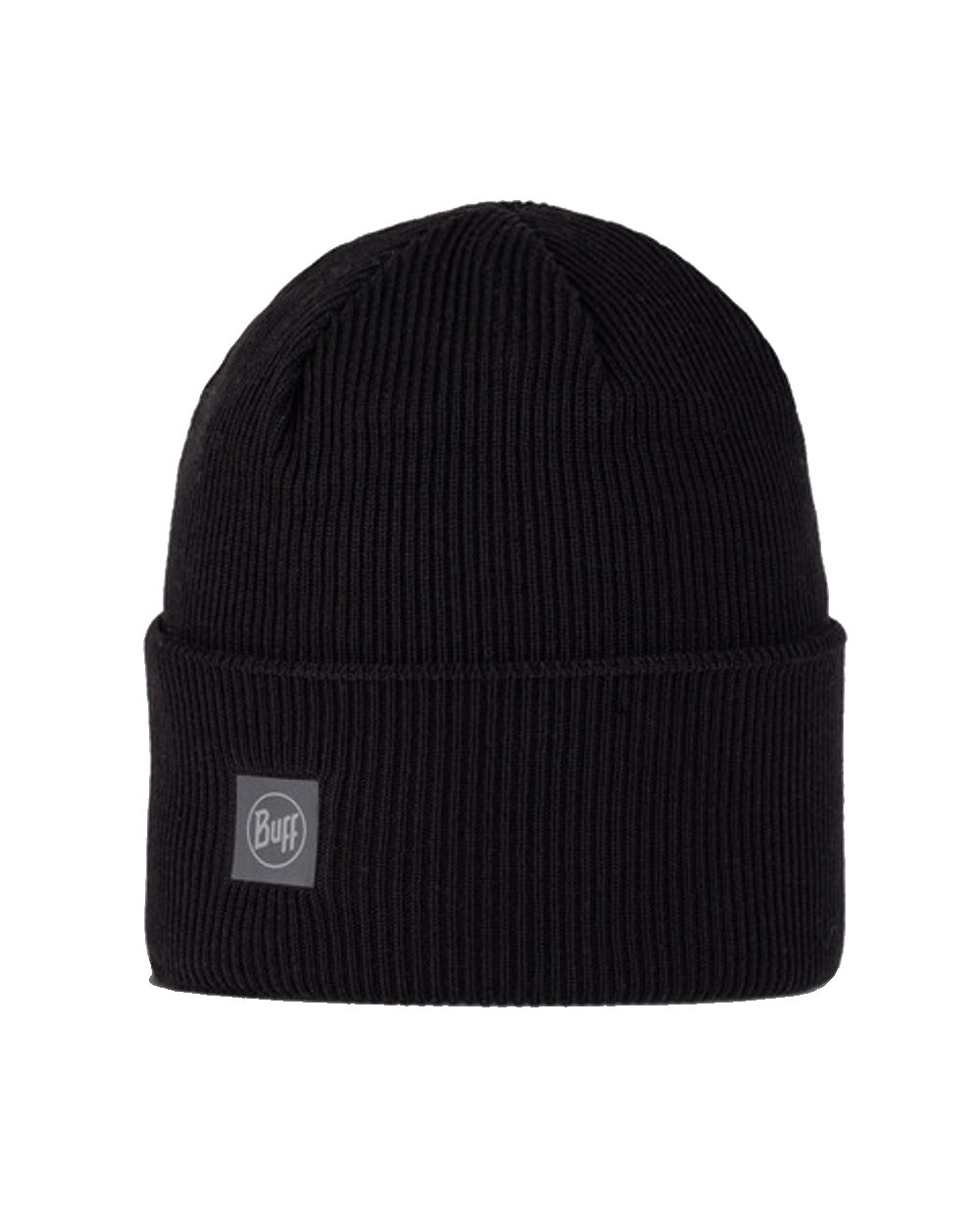 Buff CrossKnit Beanie in Black 