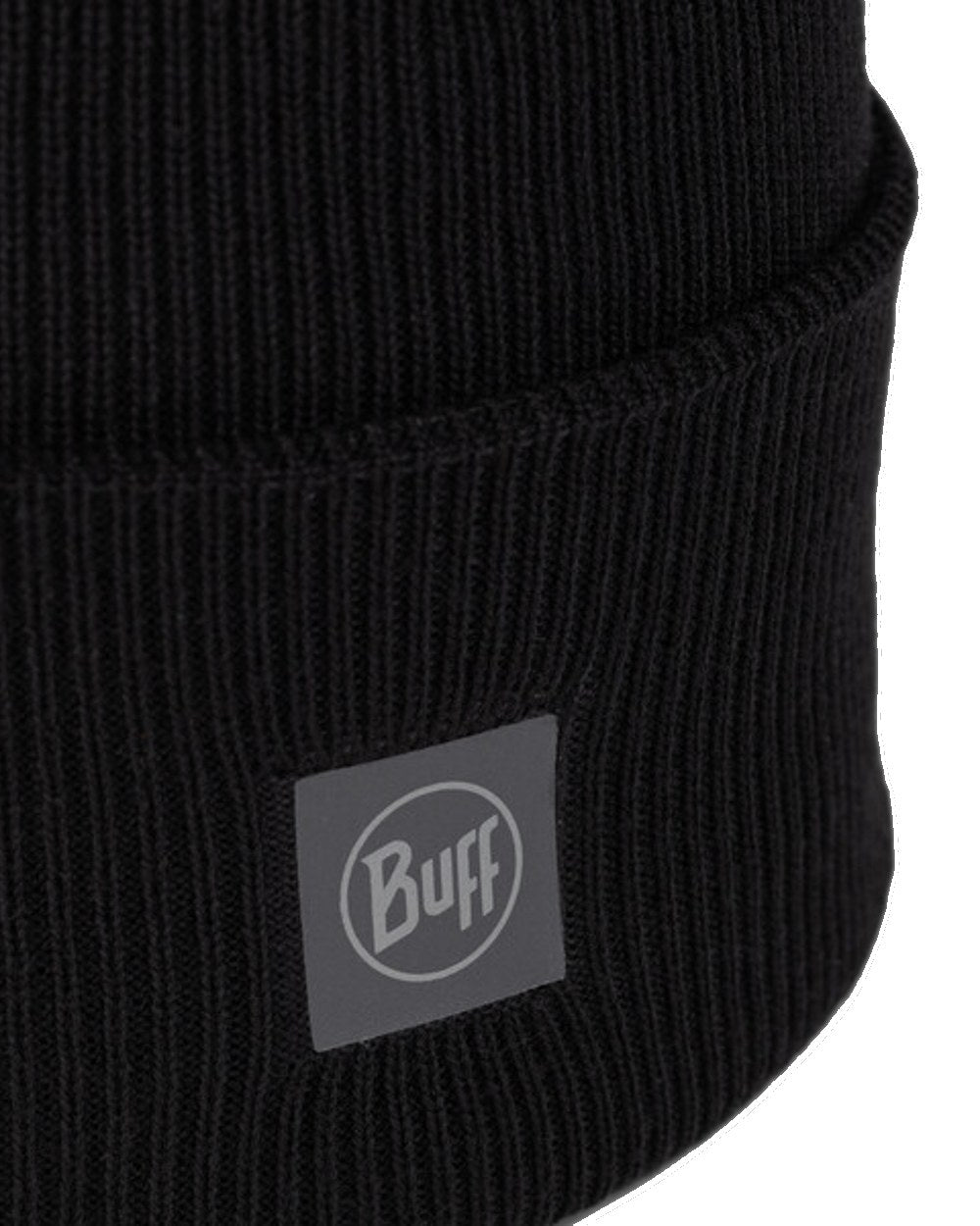 Buff CrossKnit Beanie in Black 