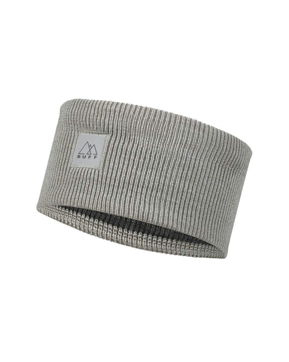 Buff CrossKnit Headband in Light Grey 