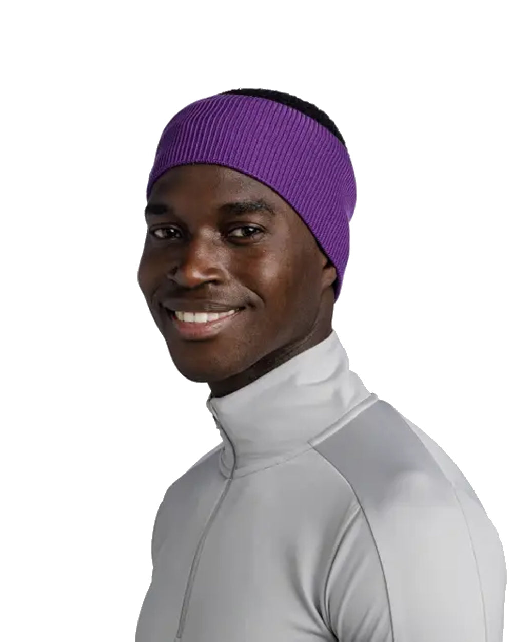 Buff CrossKnit Headband in Purple 
