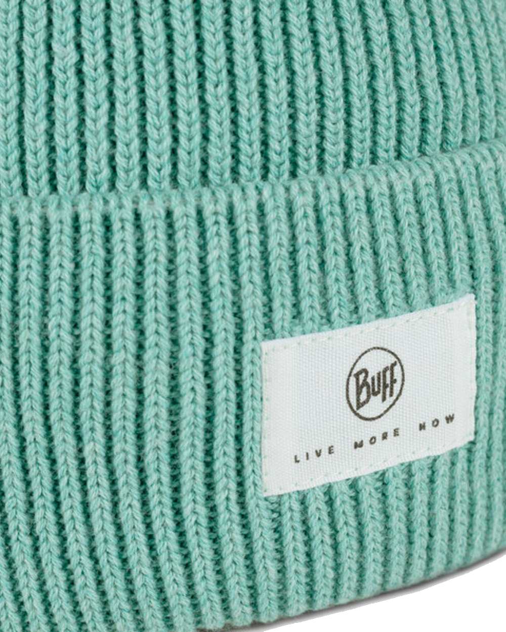 Buff Drisk Knitted Beanie in Pool 