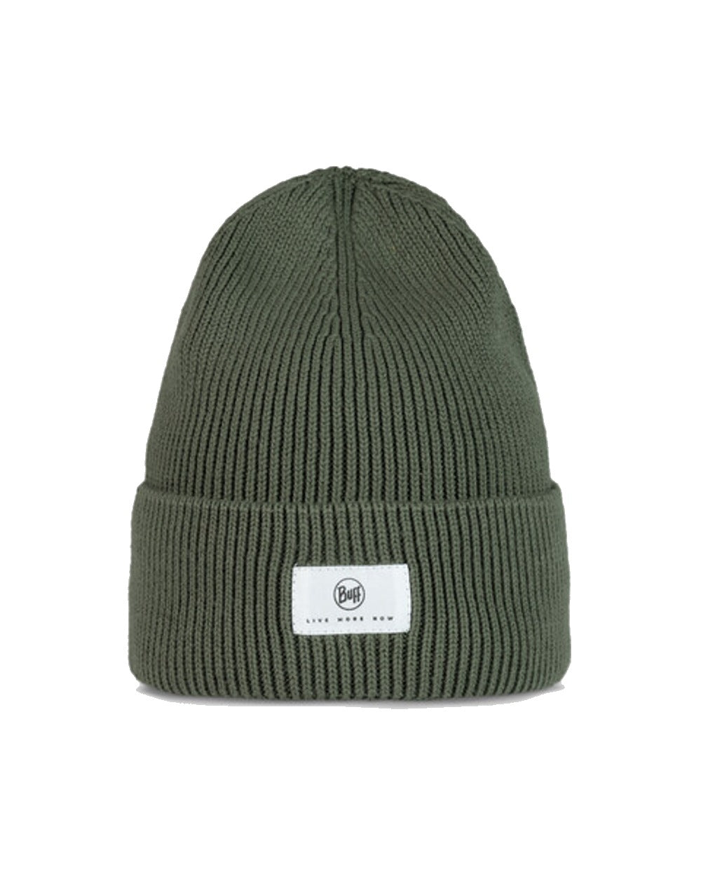 Buff Drisk Knitted Beanie in Silversage 