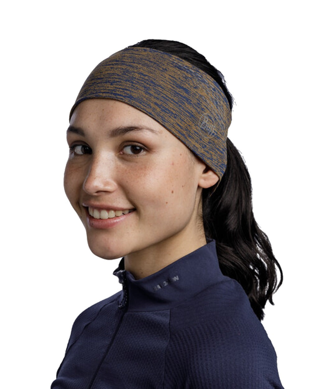 Buff DryFlx Headband in Brindle Brown 