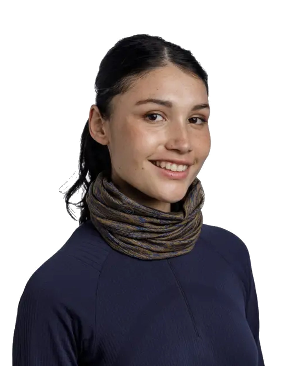 Buff DryFlx Neck Gaiter in Brindle Brown 