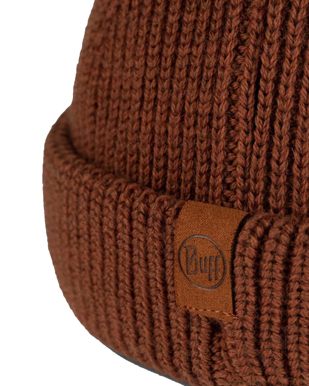 Buff Ervin Knitted Beanie in Cinnamon 