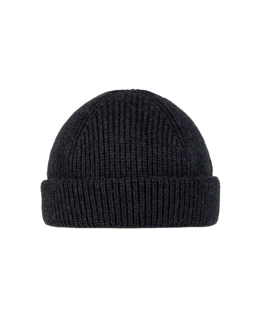 Buff Ervin Knitted Beanie in Graphite 