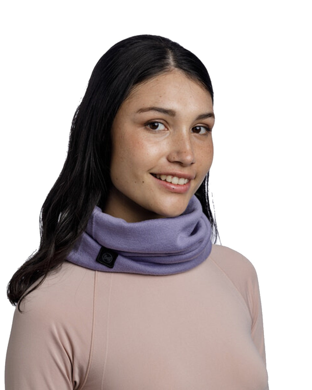 Buff Knitted Neck Warmer in Iris 