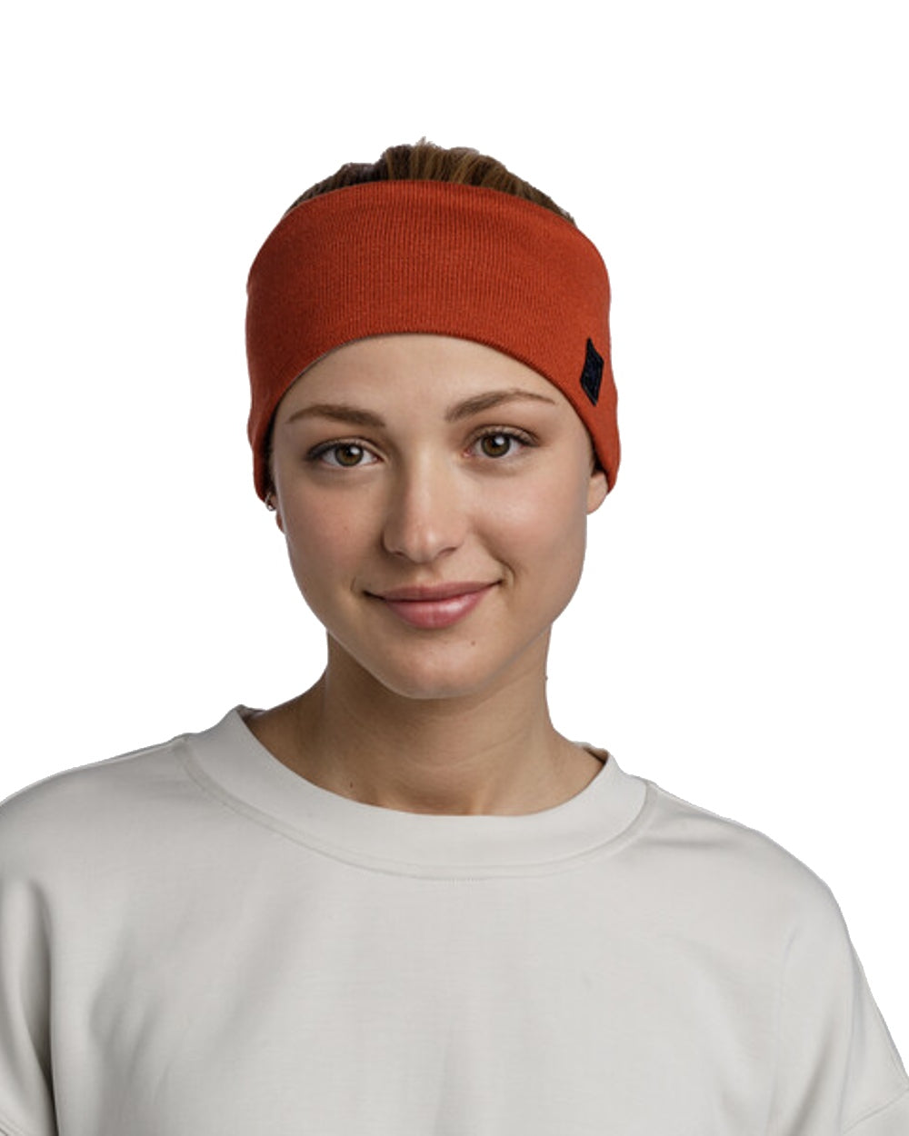 Buff Knitted &amp; Polar Headband in Cinnamon 