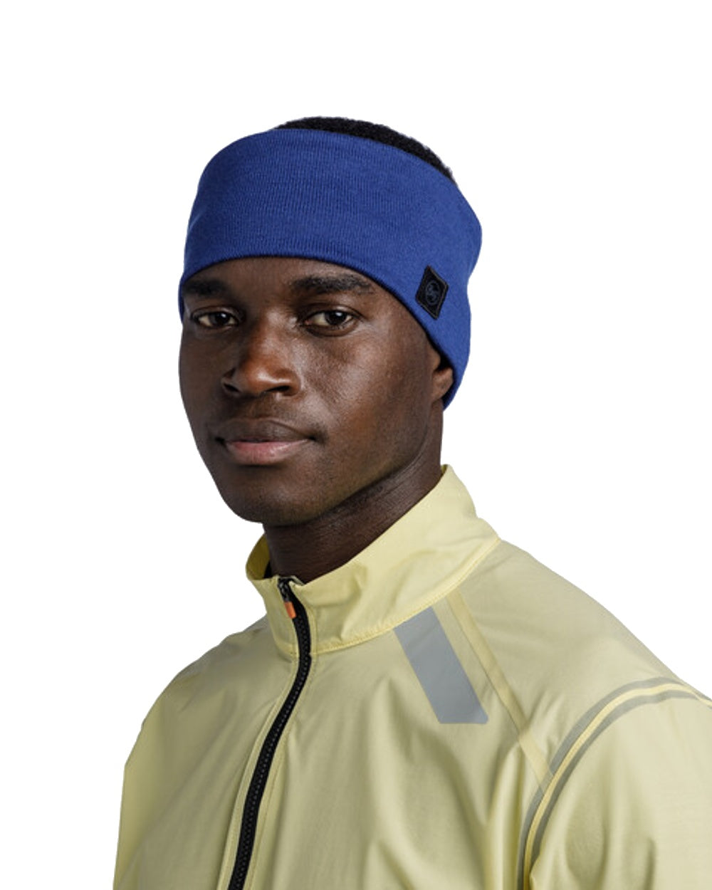 Buff Knitted &amp; Polar Headband in Cobalt 