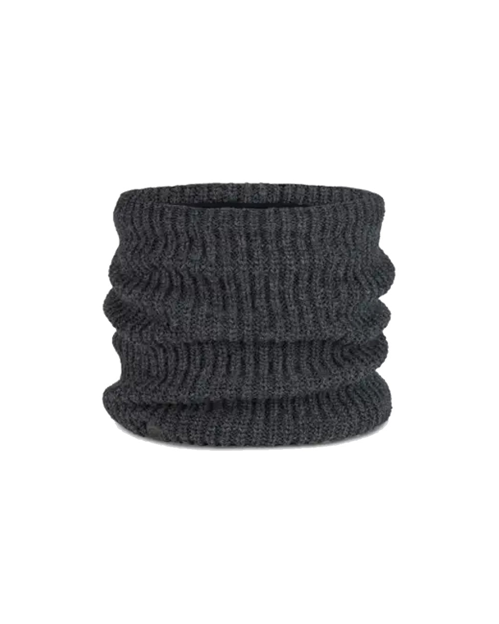 Buff Knitted &amp; Polar Neck Warmer in Graphite 