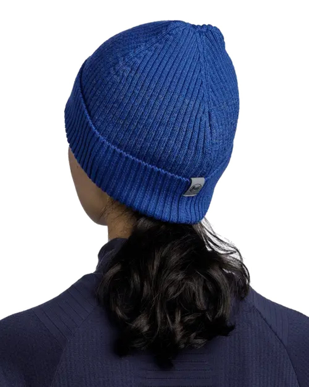 Buff Merino Active Beanie in Cobalt 