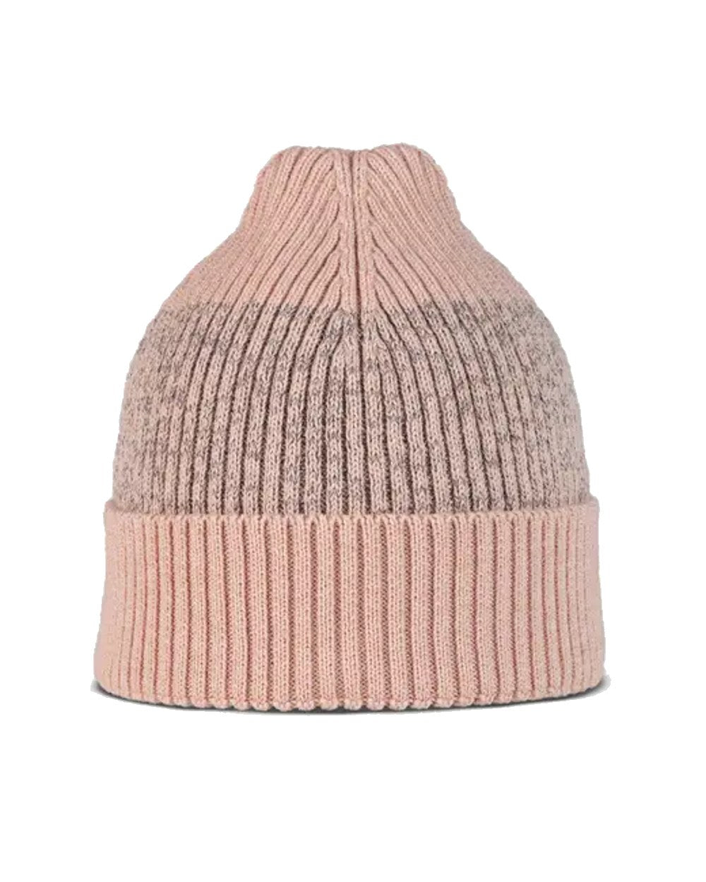 Buff Merino Active Beanie in Pale Pink 