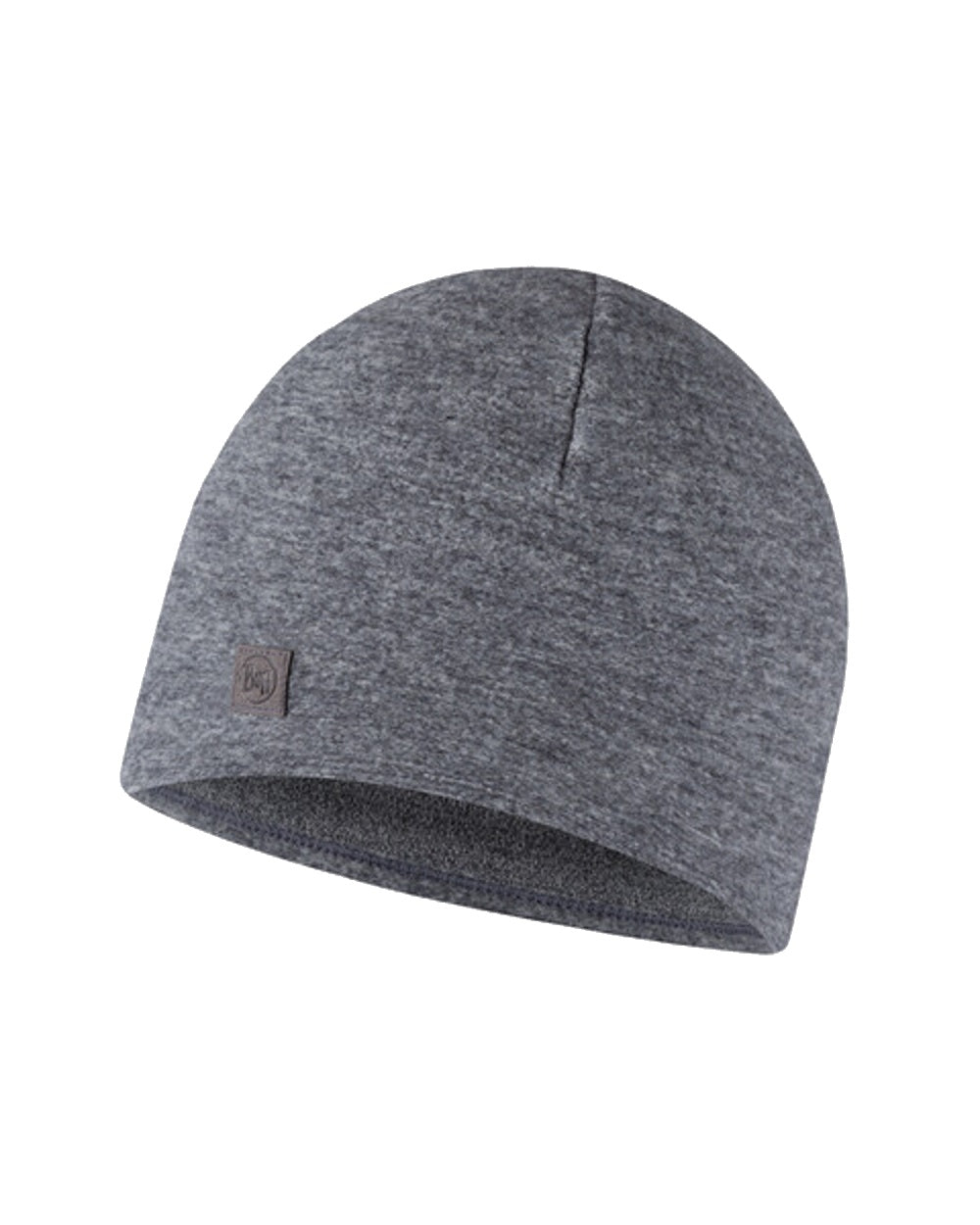 Buff Merino Fleece Beanie in Grey 