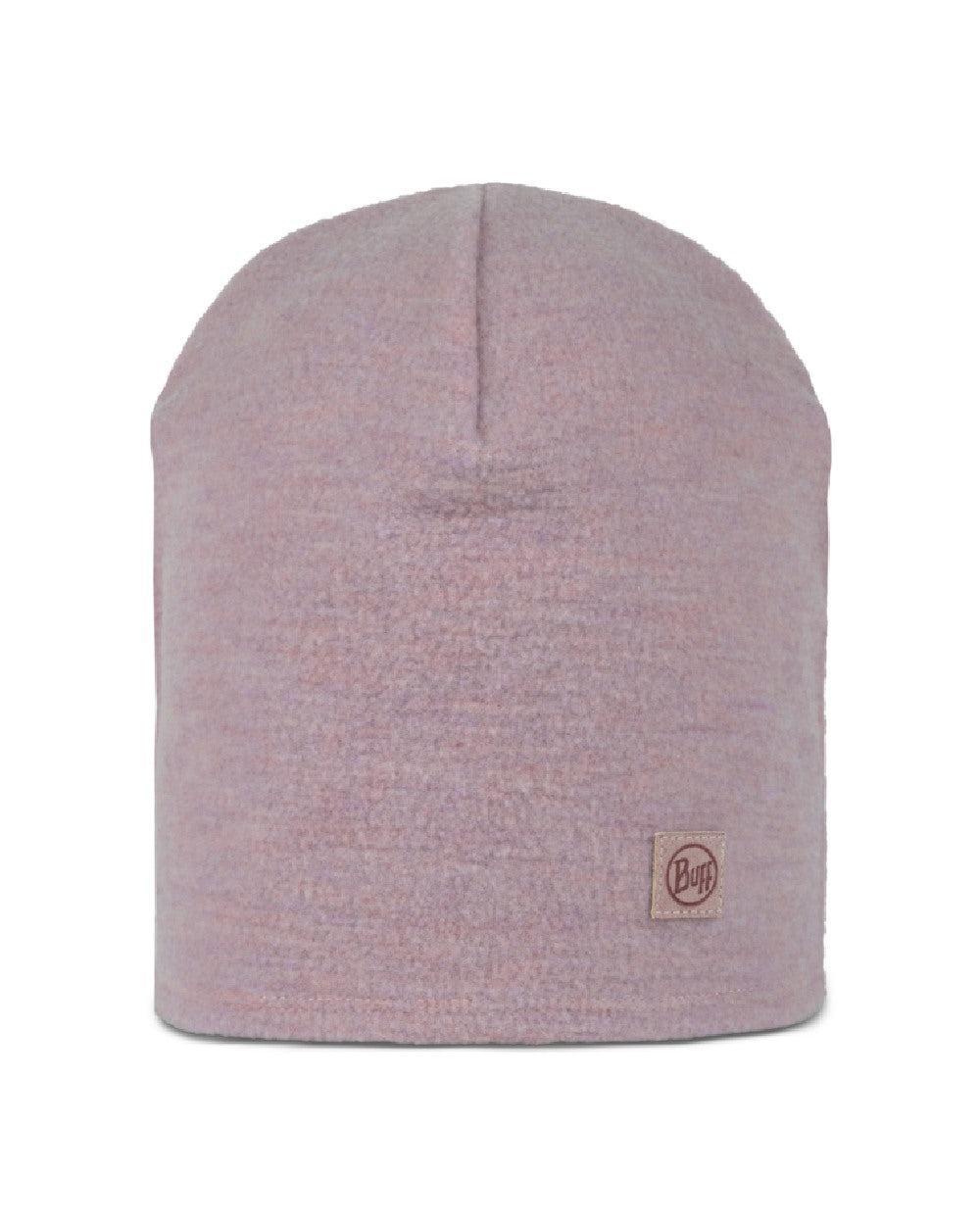 Buff Merino Fleece Beanie in Lilac Sand 