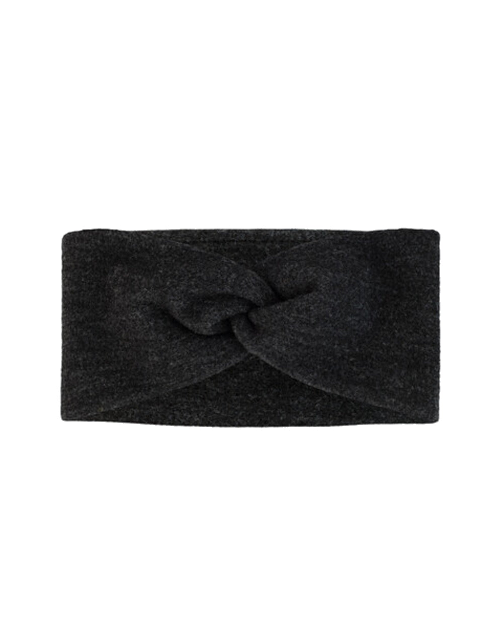 Buff Merino Fleece Headband in Black 