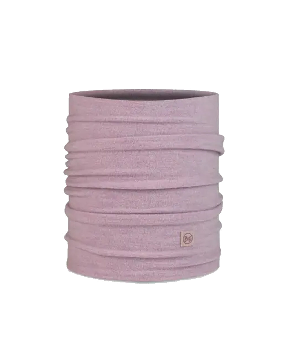 Buff Merino Fleece Neck Warmer in Lilac Sand 