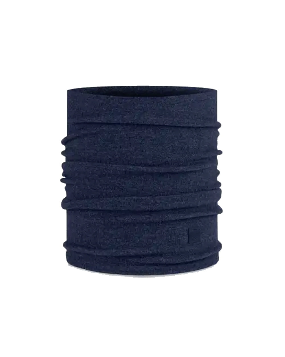 Buff Merino Fleece Neck Warmer in Navy 