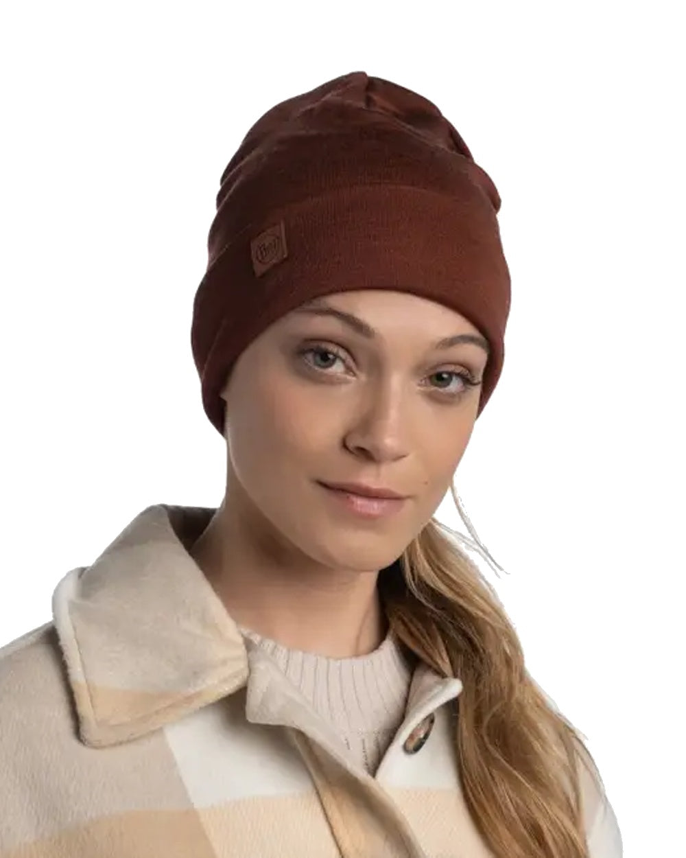 Buff Merino Heavyweight Beanie in Sienna 