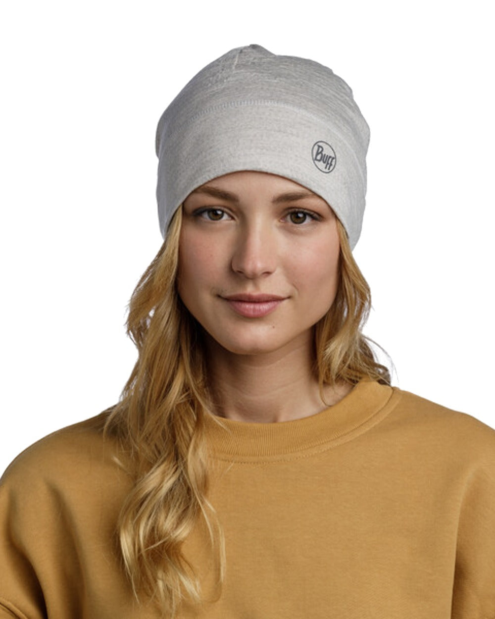 Buff Merino Lightweight Beanie in Cloud 