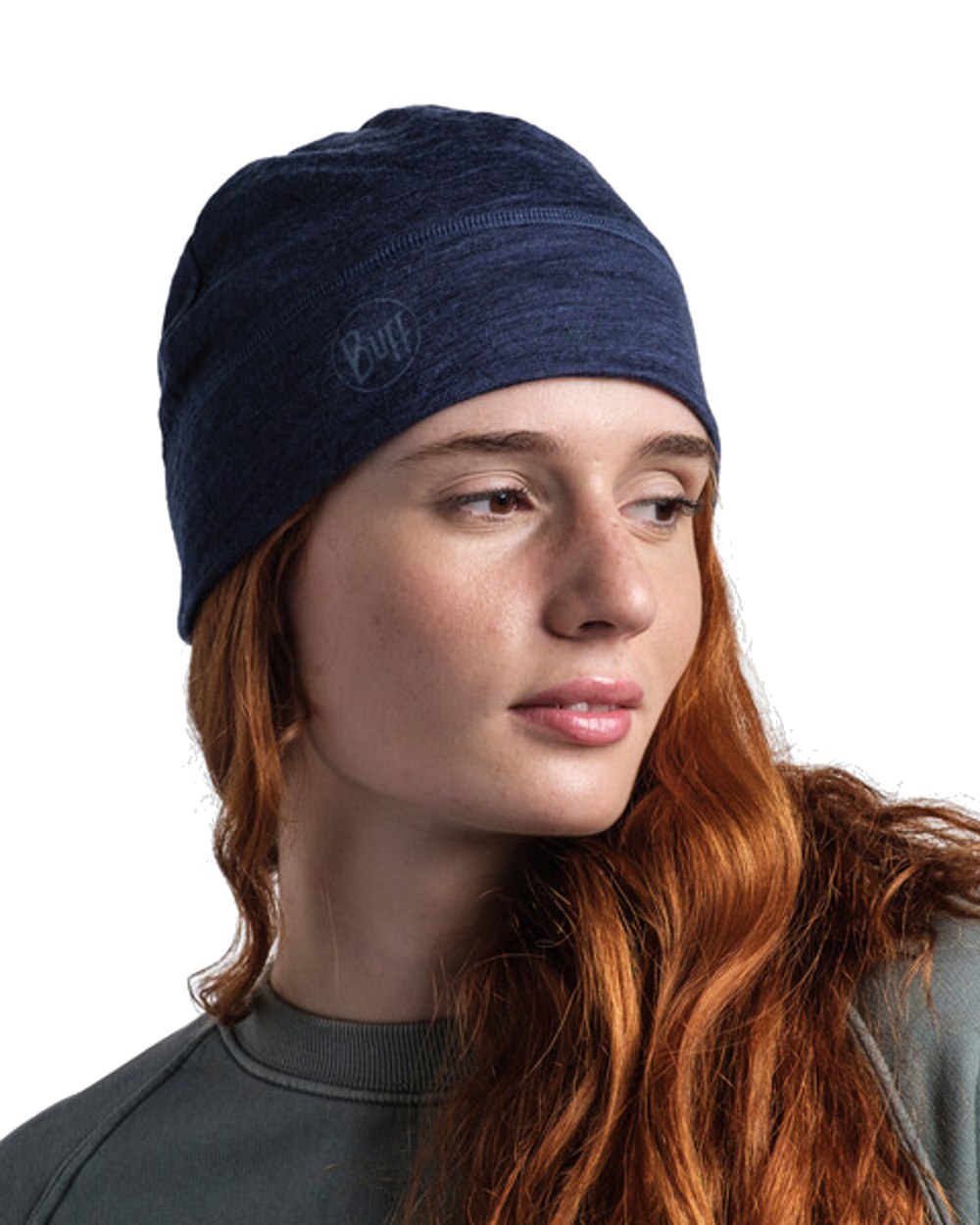 Buff Merino Lightweight Beanie in Denim 