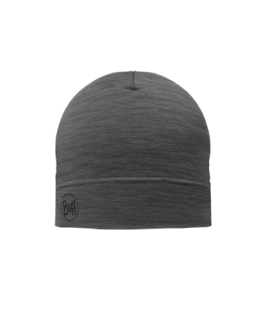 Buff Merino Lightweight Beanie in Grey 