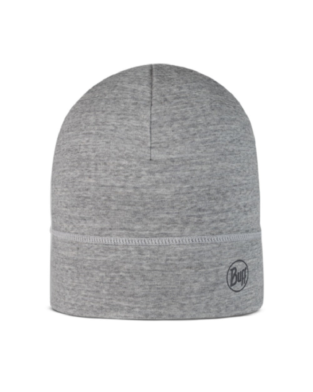 Buff Merino Lightweight Beanie in Light Grey 