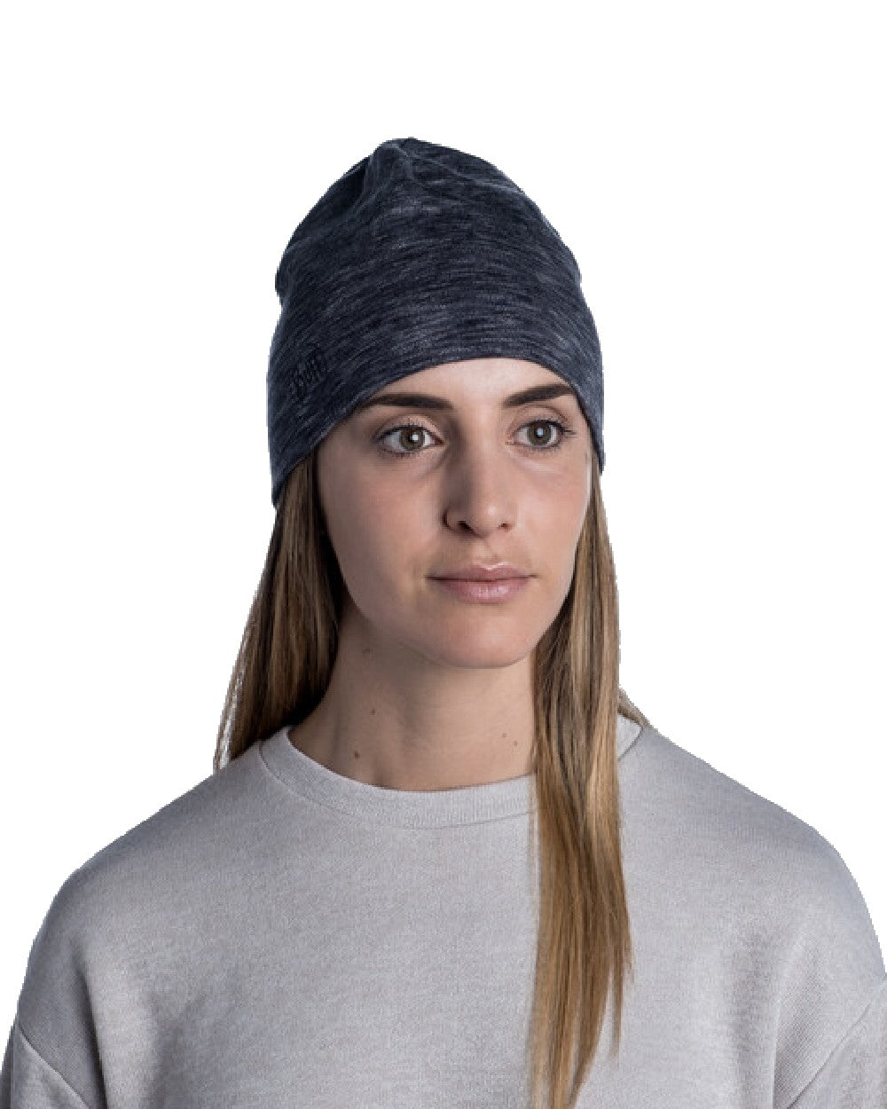 Buff Merino Midweight Beanie in Graphite 