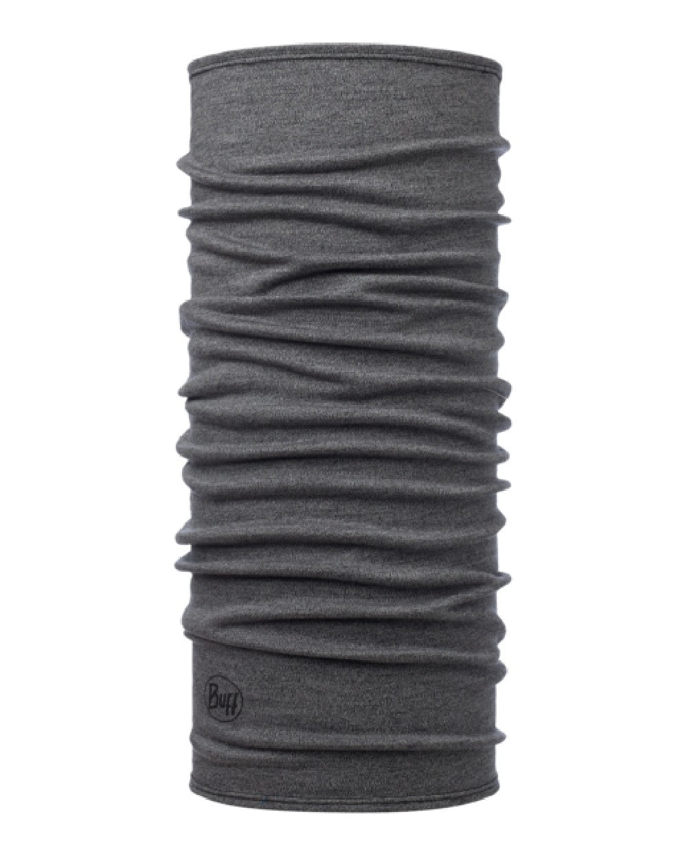 Buff Merino Midweight Neckwear in Light Grey 