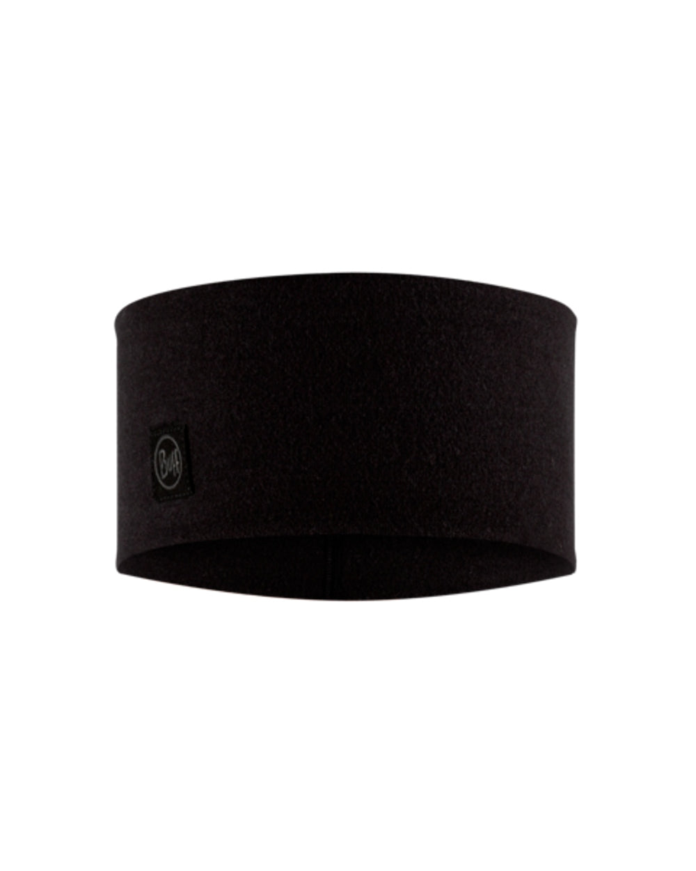 Buff Merino Wide Headband in Black 