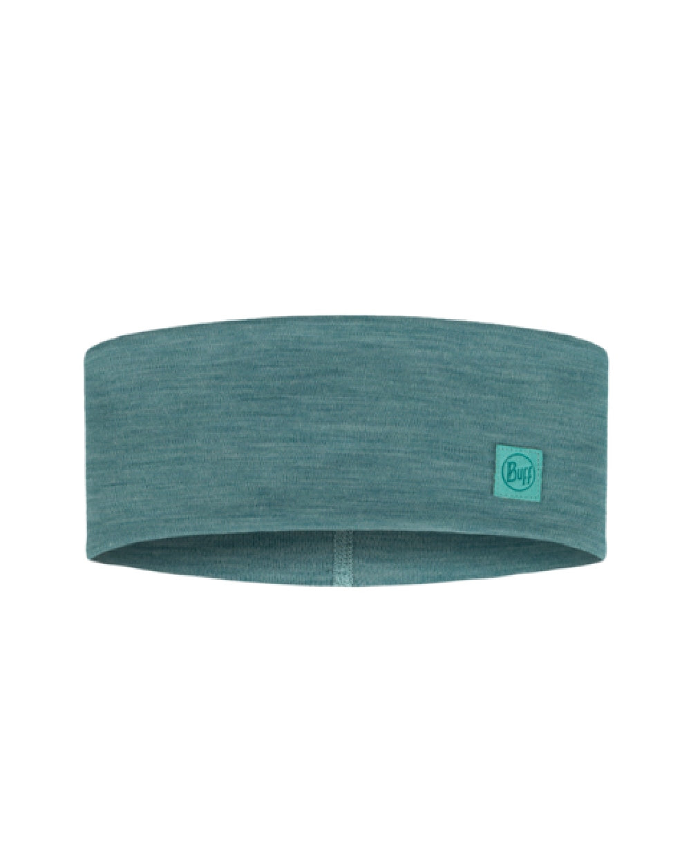 Buff Merino Wide Headband in Pool 