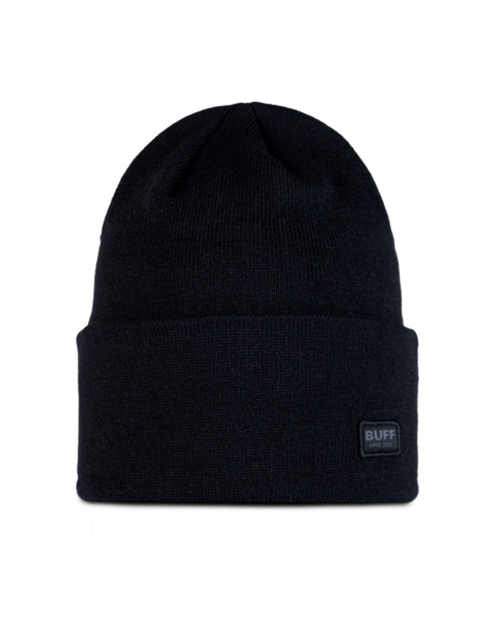 Buff Niels Knitted Beanie in Black 