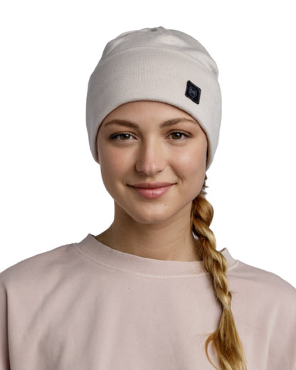 Buff Niels Knitted Beanie in Ice 