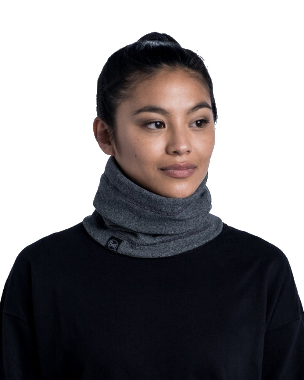 Buff Polar Neck Warmer in Grey 