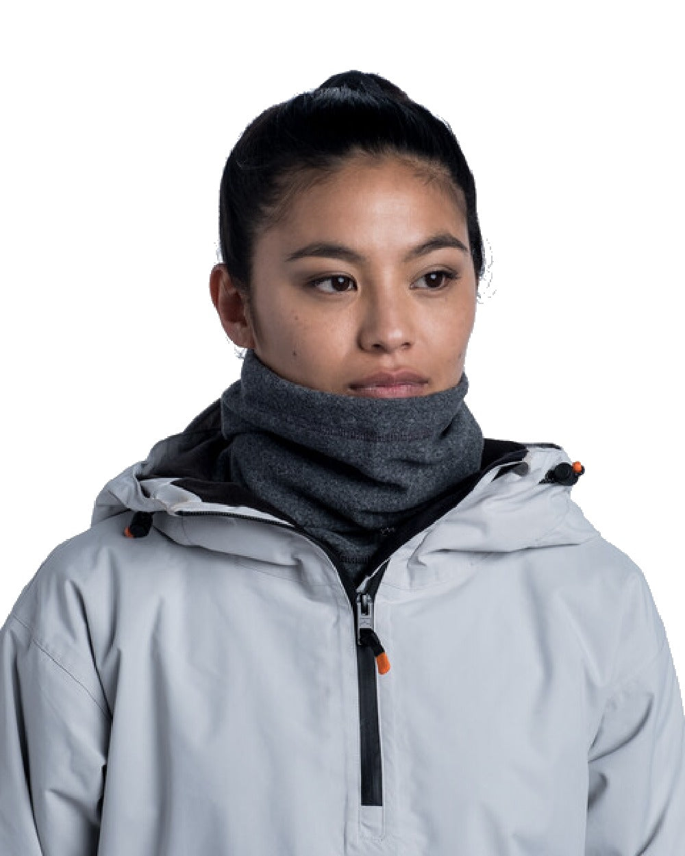 Buff Polar Neck Warmer in Grey 