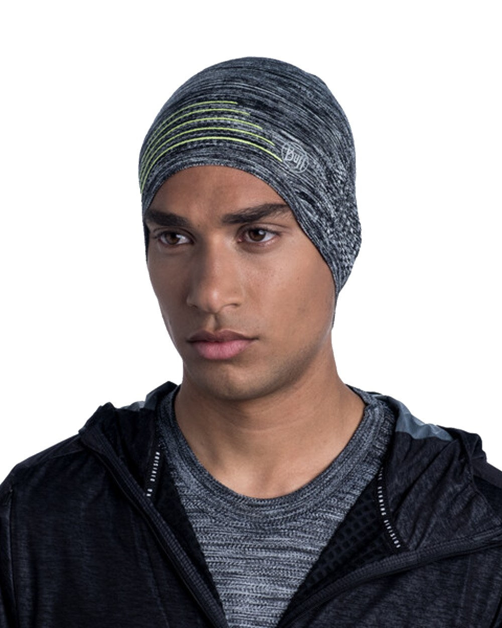 Buff Reflective DryFlx Pro Beanie in Light Grey 