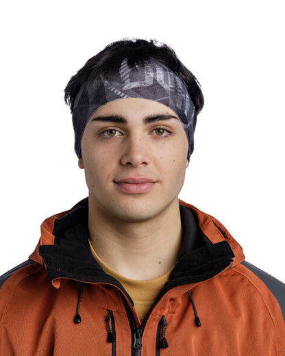 Buff Thermonet Headband in Micor Graphite 