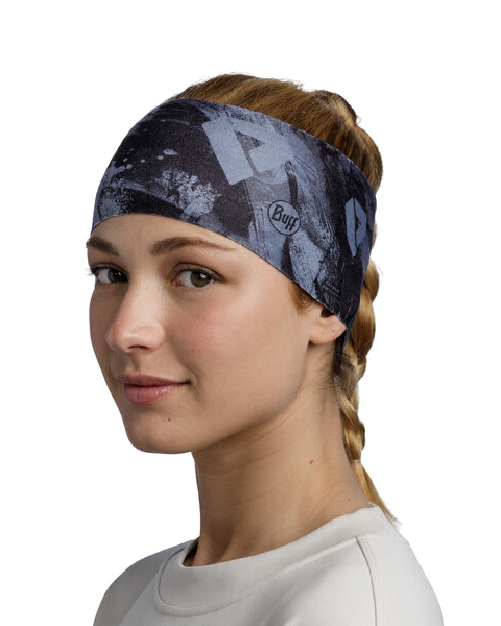 Buff Thermonet Headband in Skatick Graphite 