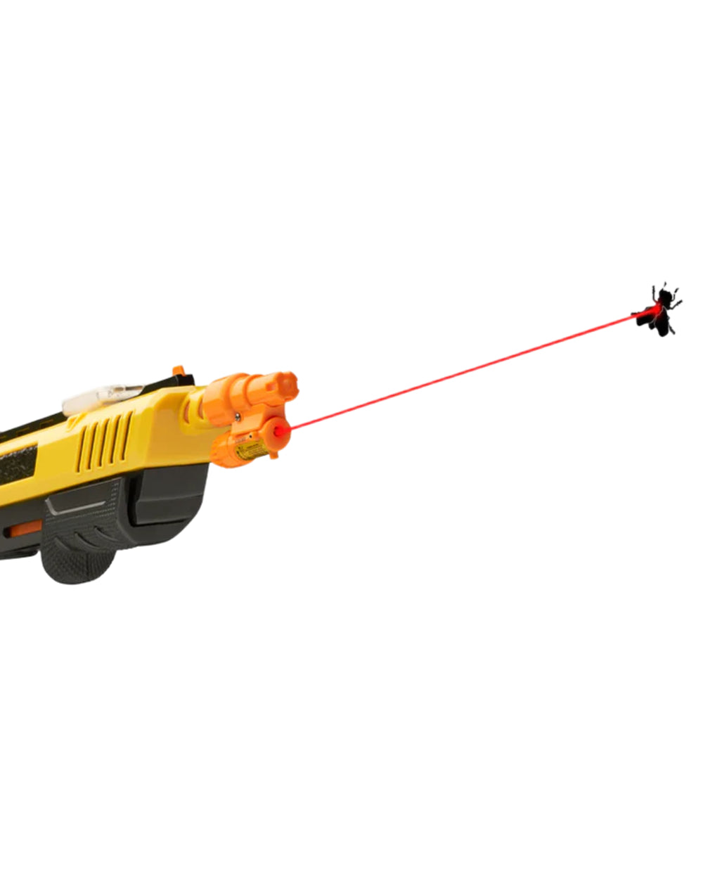 Orange coloured Bug-A-Salt Bug Beam Laser on white background 