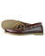 Burgundy Coloured Orca Bay Creek Mens Deck Shoes On A White Background #colour_burgundy
