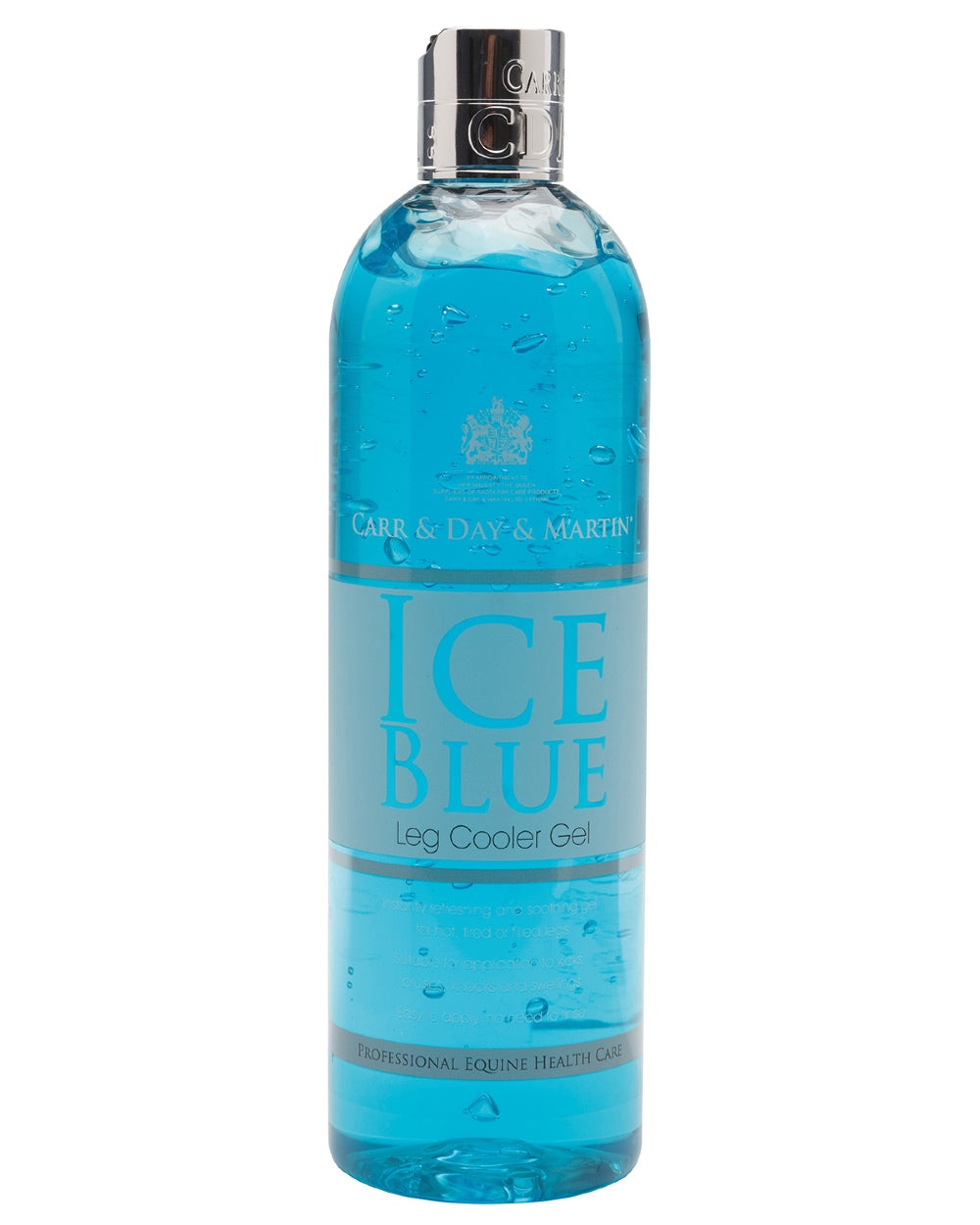 Carr &amp; Day &amp; Martin Ice Blue Leg Cooler Gel 500ml on white background