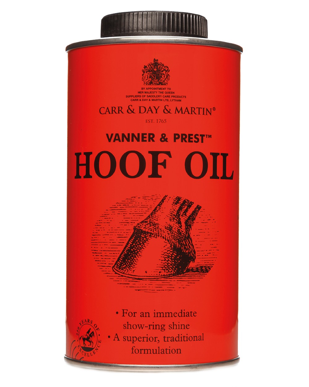 Carr &amp; Day &amp; Martin Vanner &amp; Prest Hoof Oil 1L on white background