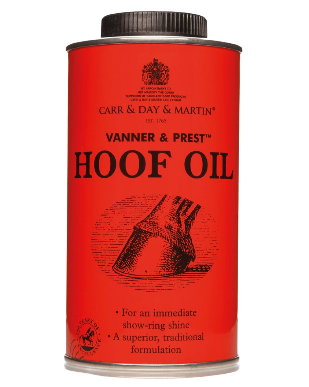 Carr &amp; Day &amp; Martin Vanner &amp; Prest Hoof Oil 500ml on white background