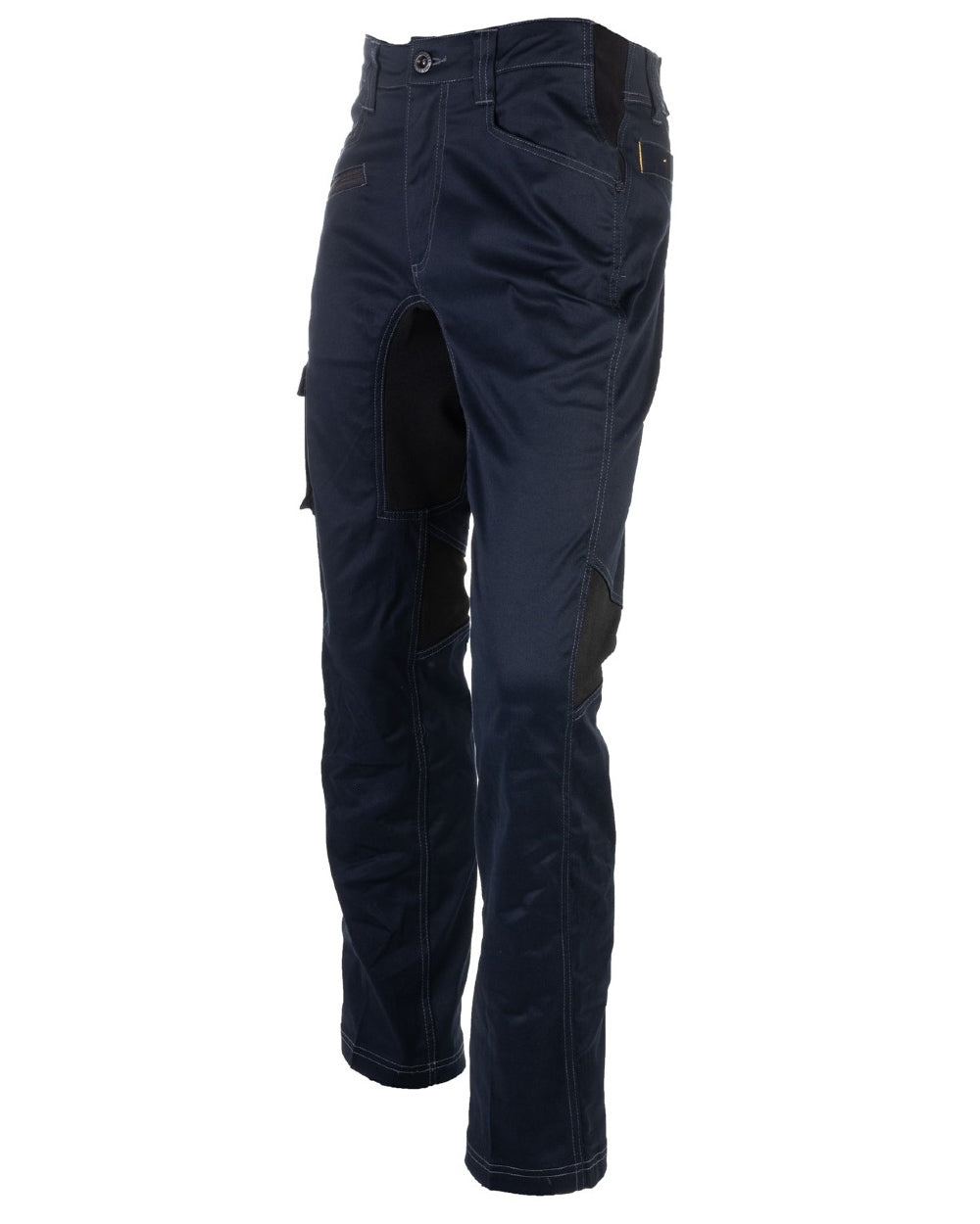Navy coloured Caterpillar Operator Flex Trousers Clearance on white background 