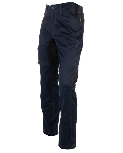 Navy coloured Caterpillar Operator Flex Trousers Clearance on white background 