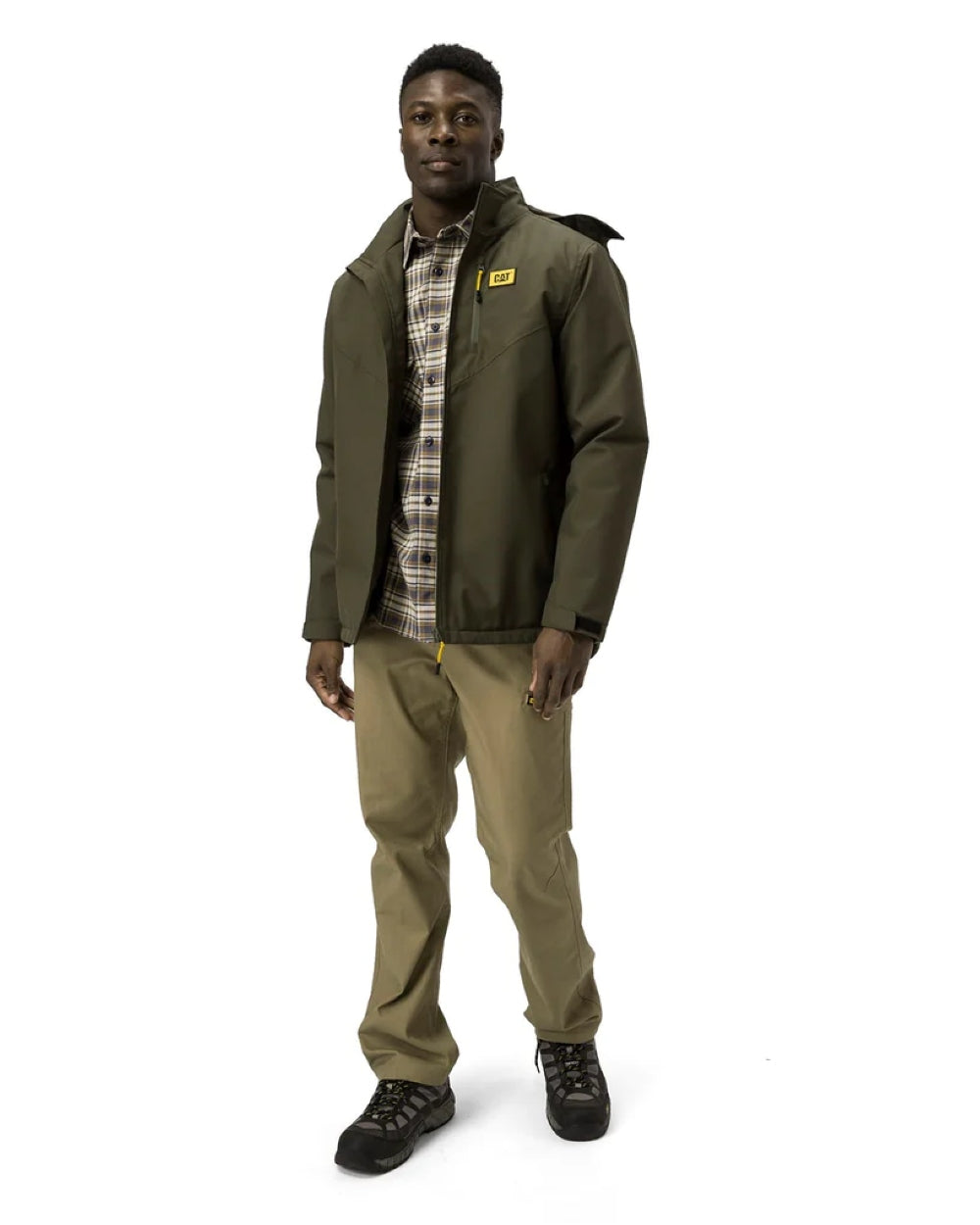 Caterpillar Lightweight Insulated Jacket in Olive