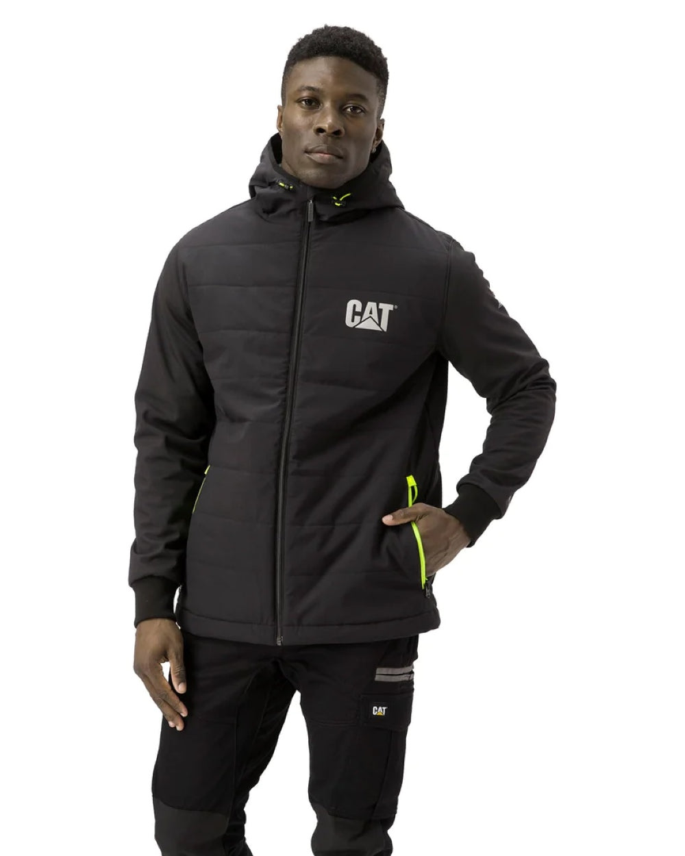 Caterpillar Tech Hybrid Jacket in Black 