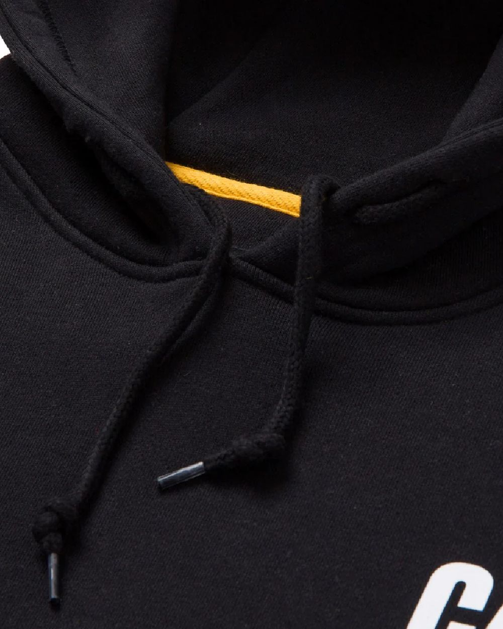 Caterpillar Trademark Banner Hooded Sweatshirt in Black 