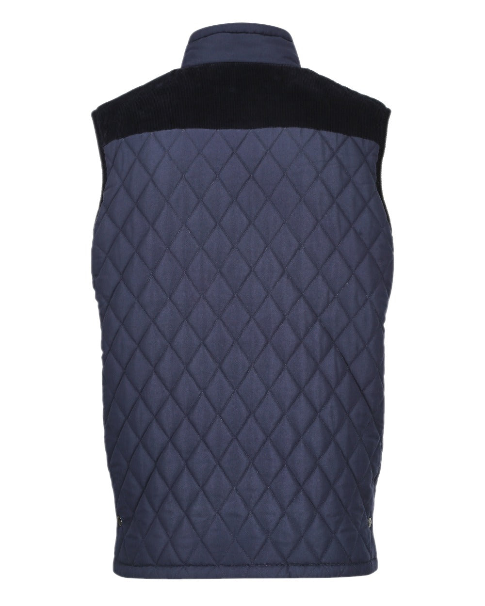 Navy coloured Champion Arundel Diamond Quilted Bodywarmer on white background 